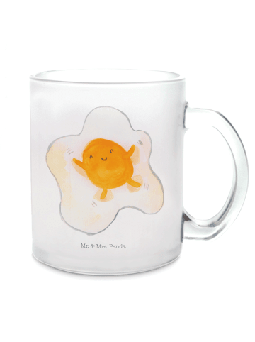 Mr. & Mrs. Panda Teetasse Spiegelei Ei ohne Spruch in Transparent