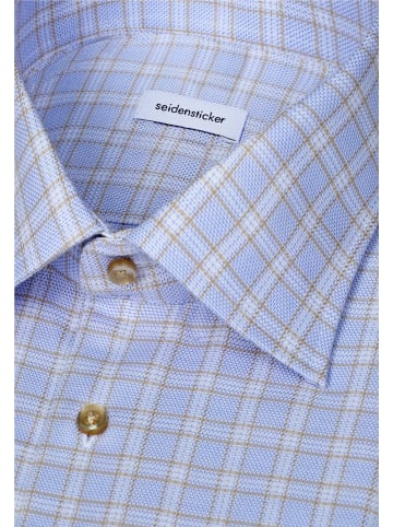 Seidensticker Business Hemd Slim in Beige