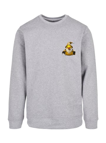 F4NT4STIC Sweatshirt Rubber Duck Wizard CREW in grau meliert