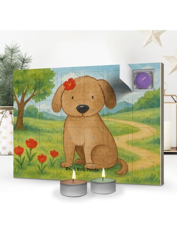 Mr. & Mrs. Panda Duftkerzen Adventskalender Hund Dame Design ohn... in Weiß