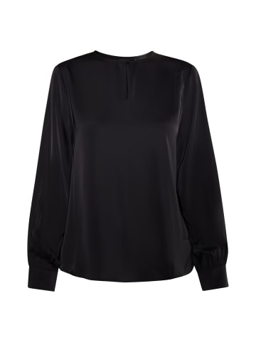 DreiMaster Damen Langarmbluse in Schwarz