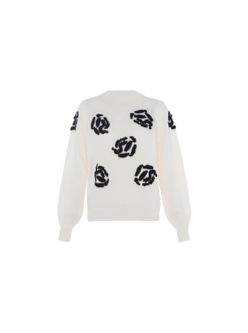 faina Damen Strickpullover in WOLLWEISS