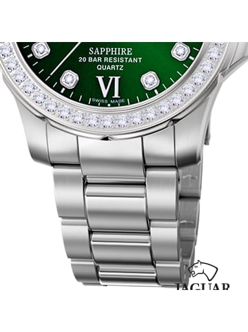 Jaguar Analog-Armbanduhr Jaguar Cosmopolitan silber mittel (ca. 34mm)