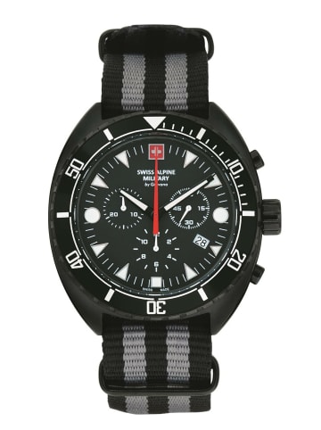 Swiss Alpine Military by Grovana Analoguhr für Herren in Schwarz