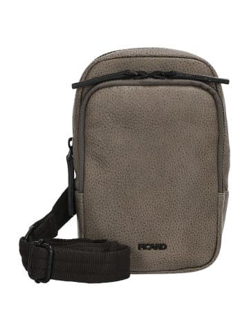 PICARD Casual - Umhängetasche 19 cm Rindleder (black) in taupe