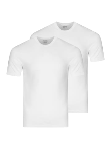 Ragman Unterhemd / Shirt Kurzarm Basic in Weiß