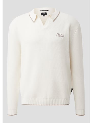 QS Strickpullover in 0300_wollweiß