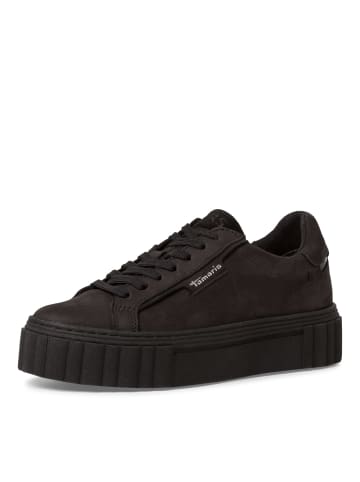 Tamaris Plateau Sneaker in Schwarz