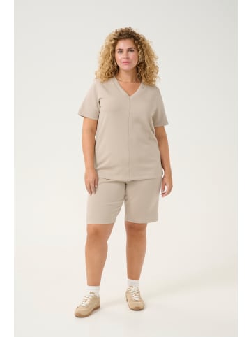 KAFFE curve T-shirt KCannita Loose fit in Feather Gray