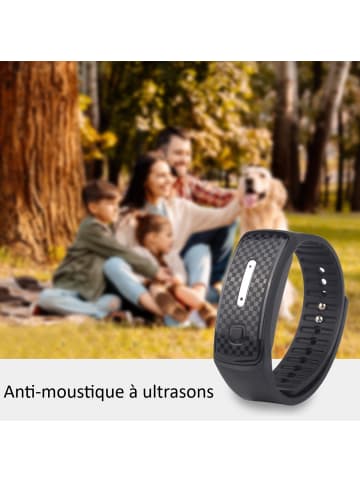 Platyne Anti-Mücken-Armband in Schwarz