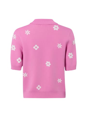 NÜMPH Strickpullover NUMargitta in pink weiß - 0002