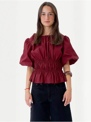 TeeShoppen Top Valentina in Burgundy