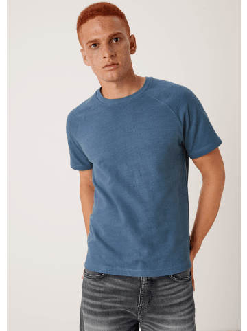 QS T-Shirt kurzarm in Blau