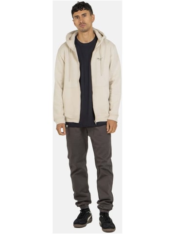 Reell Hoodie "Staple Logo Zip Hoodie" in Weiß