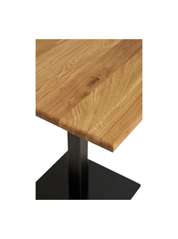 ebuy24 Kaffeetisch Lignano Eiche 70 x 70 cm