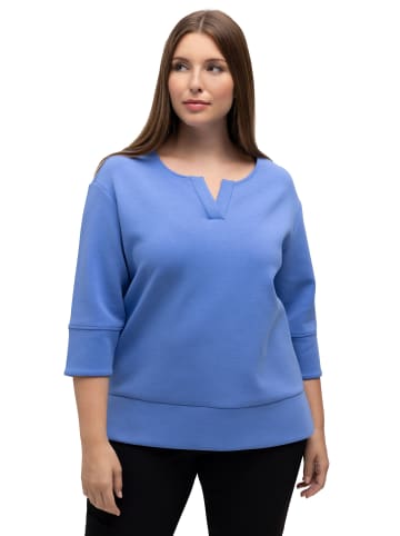 Ulla Popken Sweatshirt in himmelblau