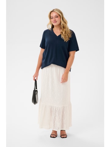 KAFFE curve T-shirt KCannia Loose fit in Midnight Marine