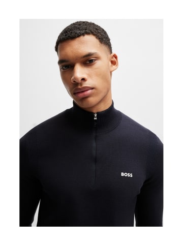 BOSS Jersey in Marine