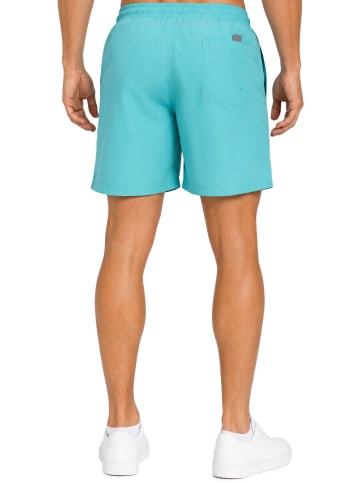 Reichstadt Herren Regular Fit Shorts Mid Waist in Turquoise