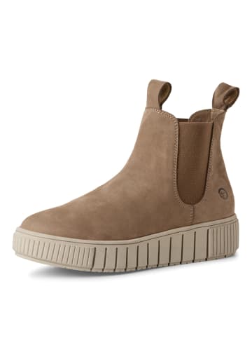 Tamaris Chelsea Boots in Beige