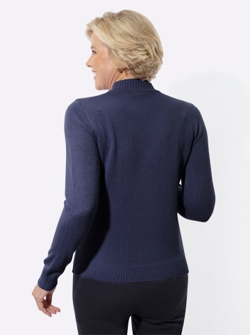 WITT WEIDEN Stehkragen-Pullover in marine