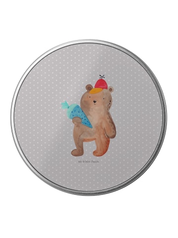 Mr. & Mrs. Panda Kaffeedose Bär Schultüte ohne Spruch in Grau Pastell