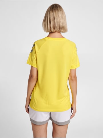 Hummel T-Shirt Hmllead Damen in BLAZING YELLOW