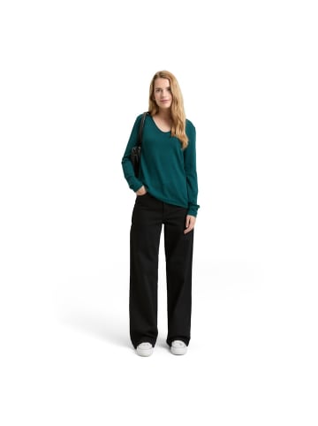 Tom Tailor Pullover in deep meadow green