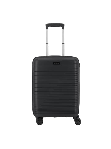 D&N Travel Line 4600 4 Rollen Kabinentrolley S 55 cm in black