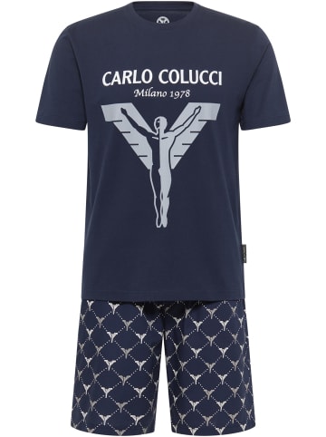 Carlo Colucci Pyjama Dalpan in Navy