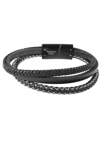 Adeliás Herren Armband – Lederarmband aus Leder 19 cm in braun