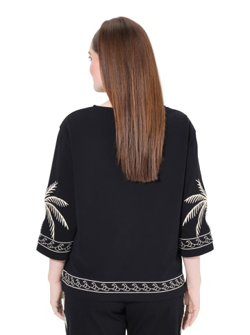 Ulla Popken Sweatshirt in schwarz