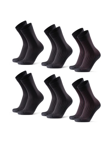 DANISH ENDURANCE Socken Bamboo Business in black/bordeaux/grey