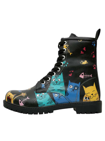 Dogo Longe Boots - Cat Lovers BLACK 41 in Schwarz
