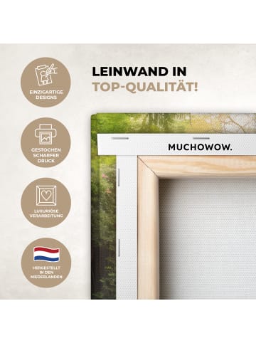 MuchoWow Leinwand bilder Tropischer Wasserfall (BxH)