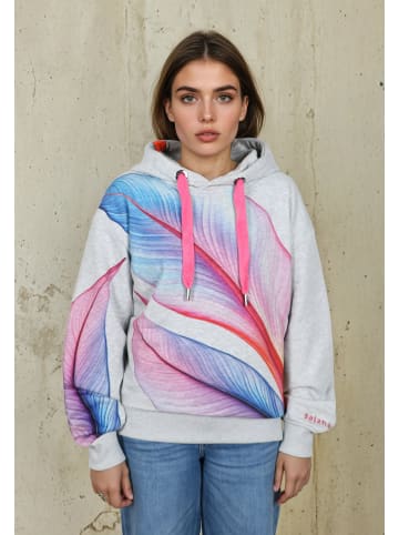 Salzhaut Hoodie WANNERUP in Grey Melange