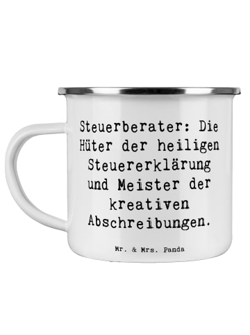 Mr. & Mrs. Panda Kaffeebecher Spruch Steuerberater Helden mit Sp... in Weiß