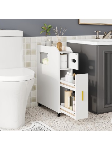 COSTWAY Nischenschrank Badezimmer in Weiß
