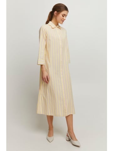 b.young Blusenkleid BYGAMINE SHIRT DRESS -20811299  Lockeres Midi-Blusenkleid in Gelb