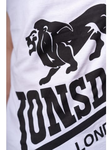 Lonsdale T-Shirt "Dereham" in Weiß
