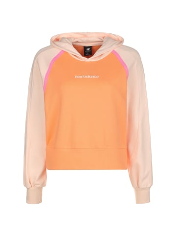 New Balance Hoodie Athletics Amplified Fleece in apricot