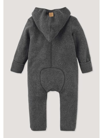 Hessnatur Fleece-Overall in anthrazit