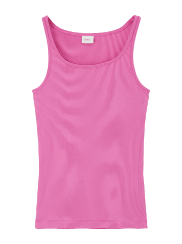 s.Oliver T-Shirt ärmellos in Pink