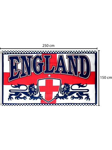 normani Fahne Länderflagge 150 cm x 250 cm in England mit Wappen