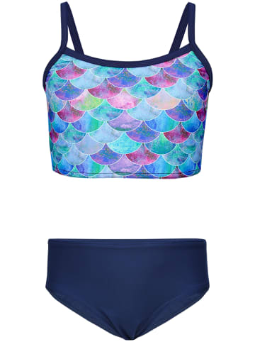Aquarti Mädchen Bikini Set Zweiteilig Bikinislip Bustier in braun