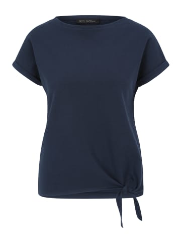 Betty Barclay Halbarm-Shirt mit Schleifenknoten in dunkelblau