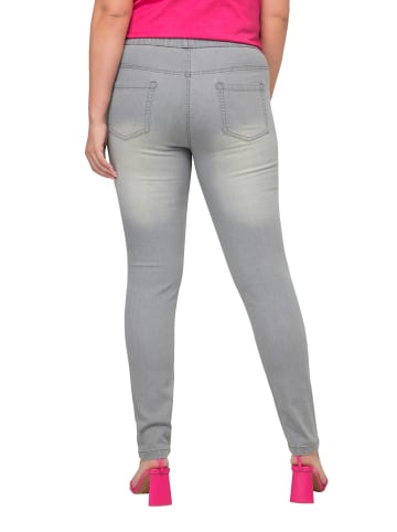 MIAMODA Hosen in light grey denim