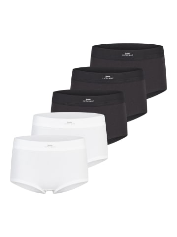 SPEIDEL Panty Cotton Sport in Schwarz / weiß