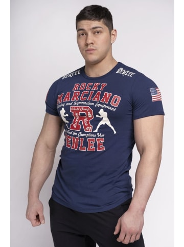 BENLEE Rocky Marciano T-Shirt "Gymnasium" in Blau