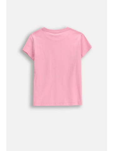 MOKIDA Baumwoll-T-Shirt mit kurzen Ärmeln in gedämpftes Rosa